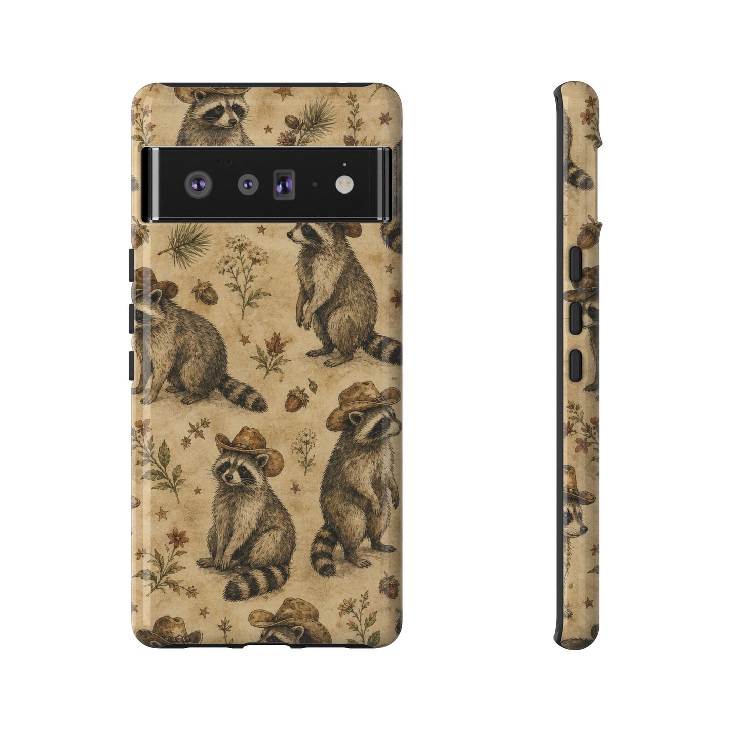 Painted Raccoon Tough Case