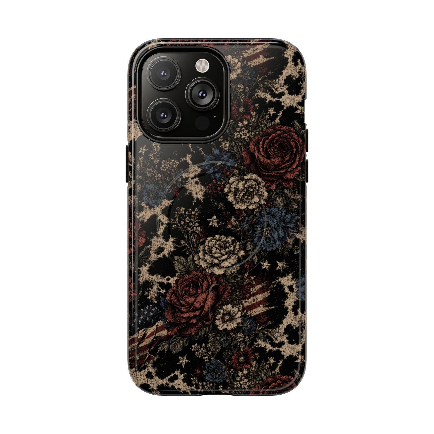 USA Cowhide Bloom Magnetic Case
