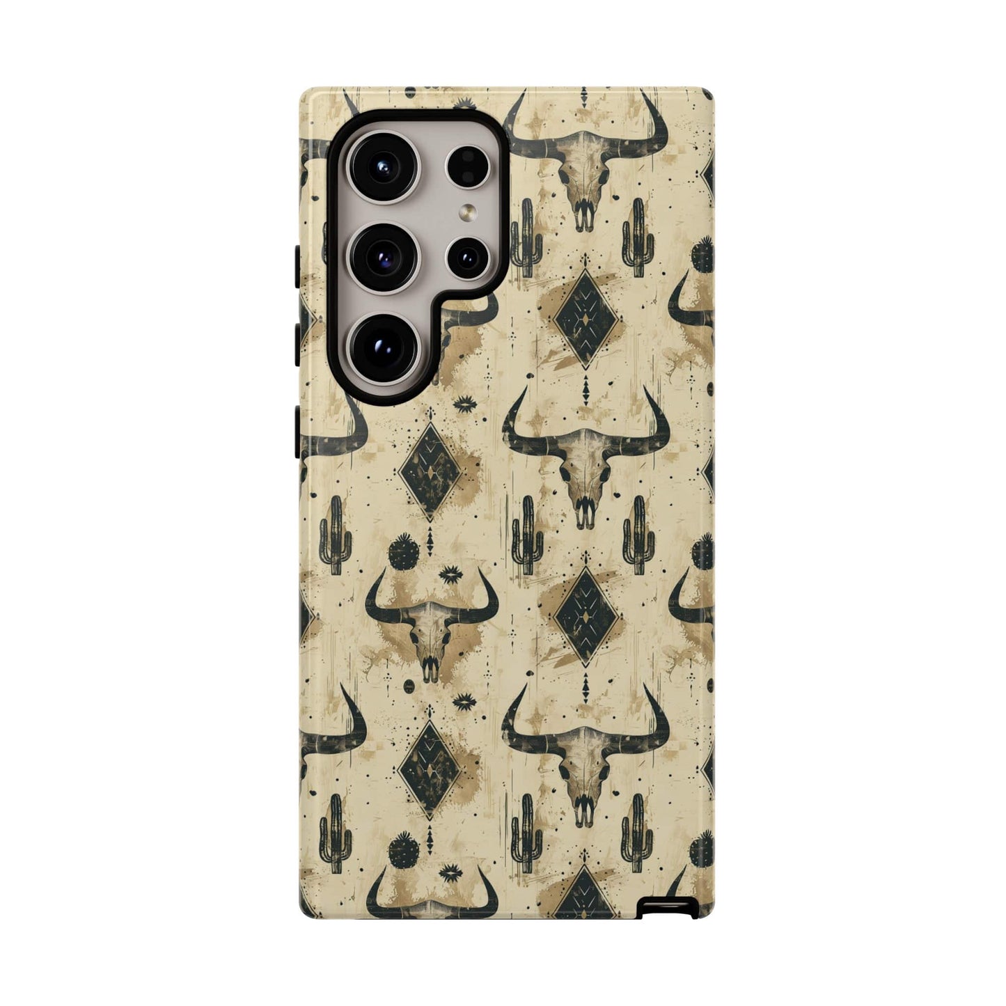 Bull Skull Grunge Phone Case