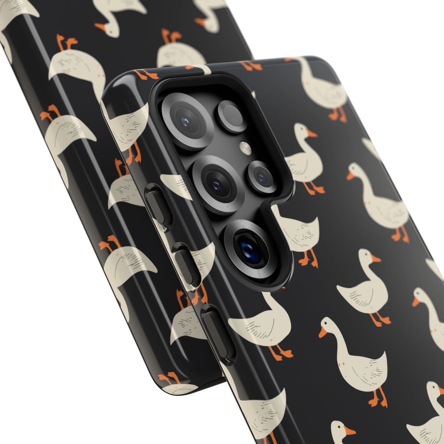 White Ducks Tough Phone Case