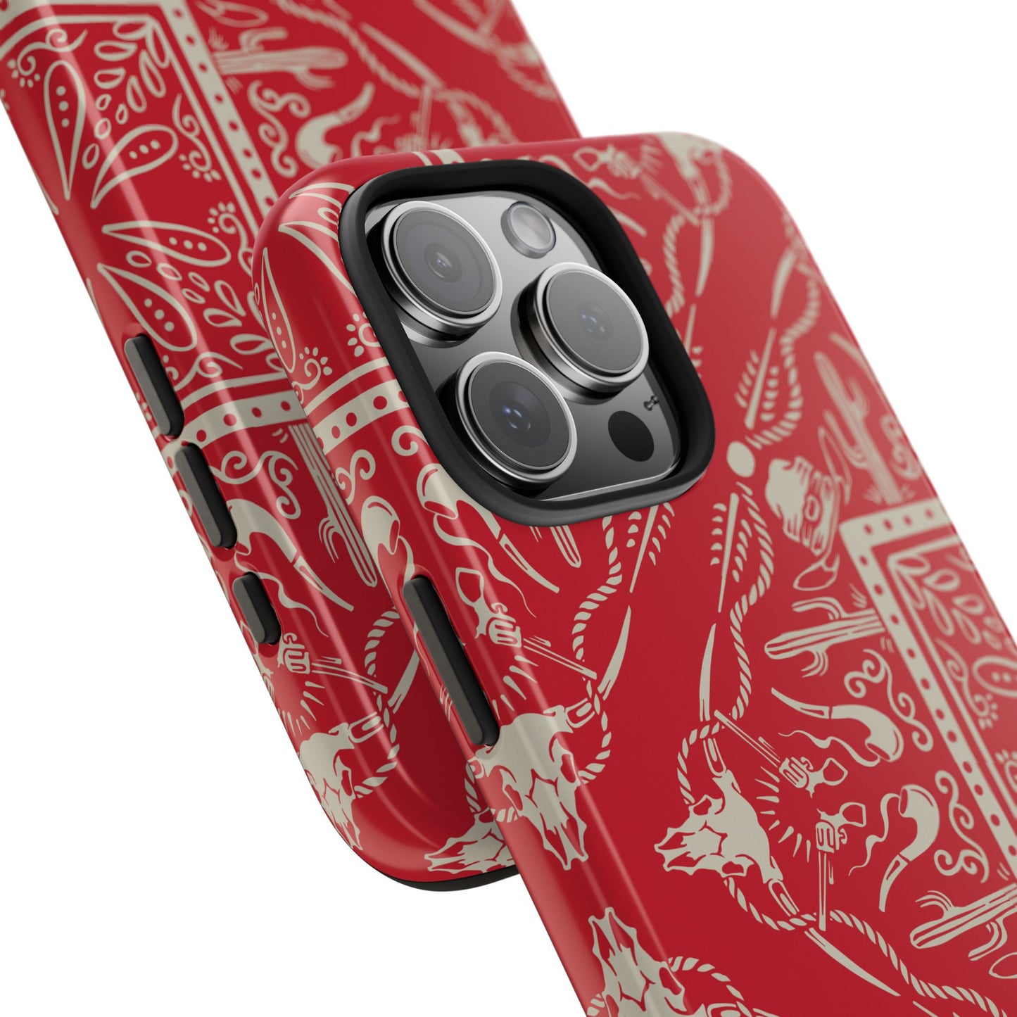 Western Red Bandana Phone Case