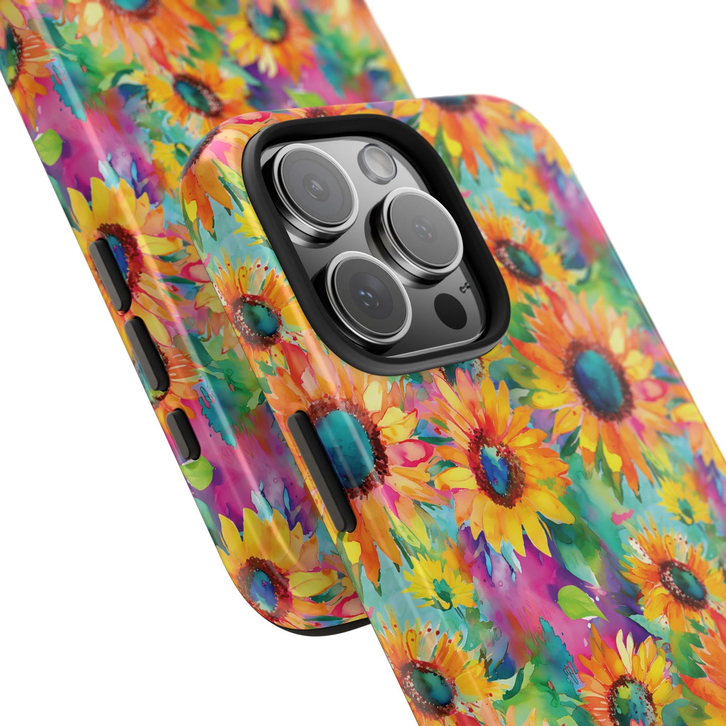 Neon Sunflowers Phone Case