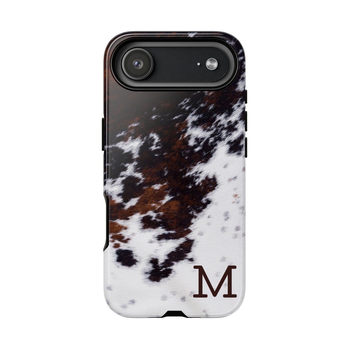 Cowhide Monogram Tough Phone Case