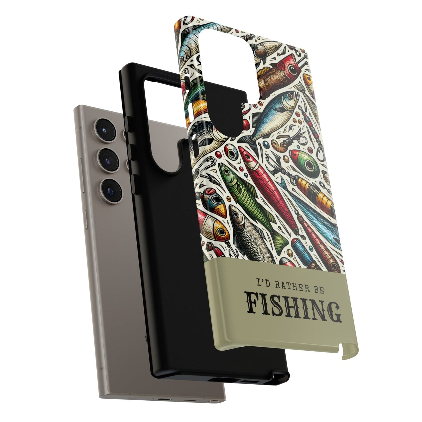 Id Rather Be Fishing Phone Case