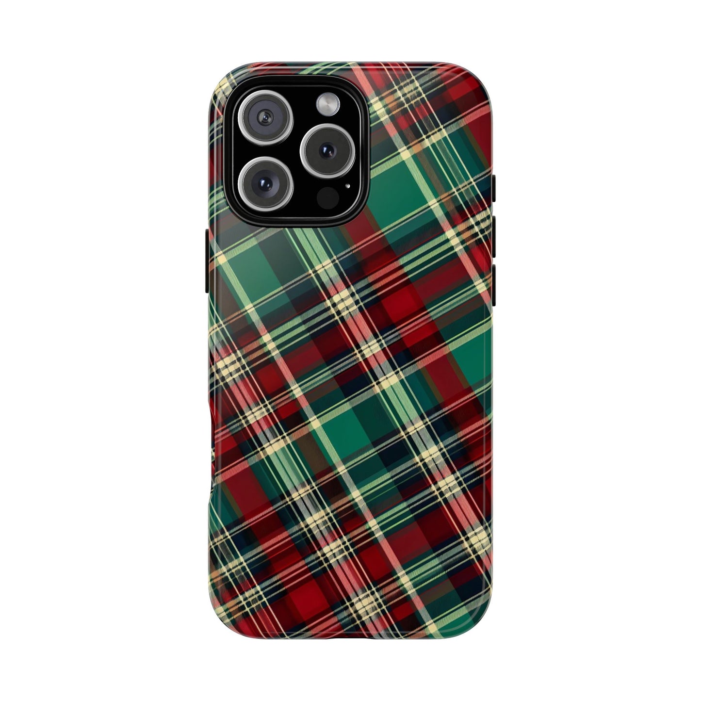 Country Christmas Plaid Tough Phone Case
