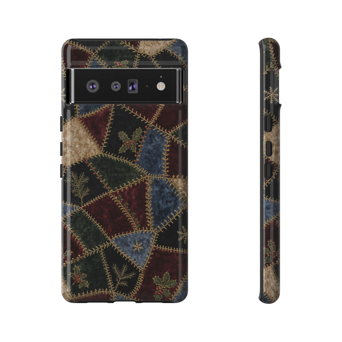 Winter Crazy Quilt Tough Case