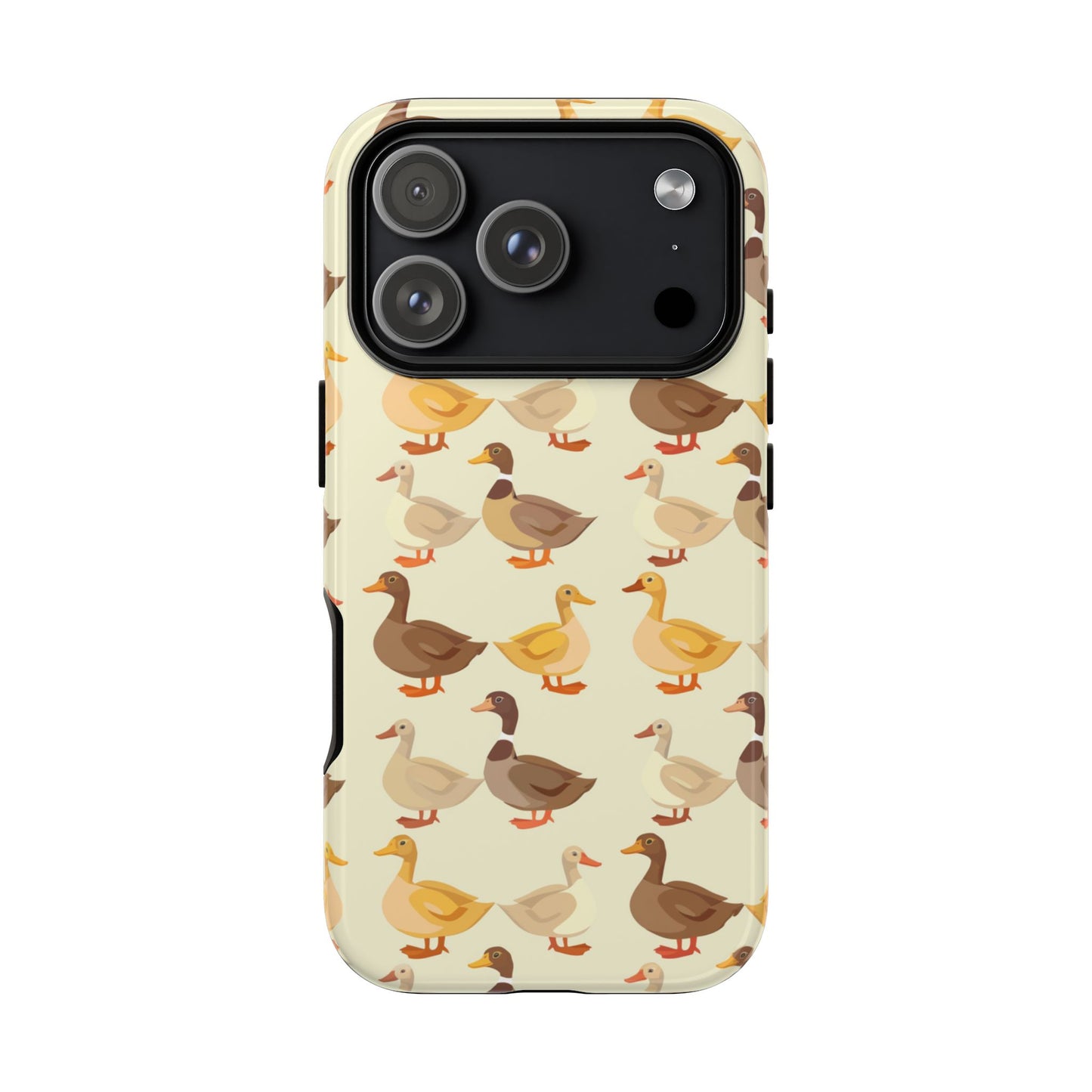 Yellow Brown Ducks Tough Phone Case