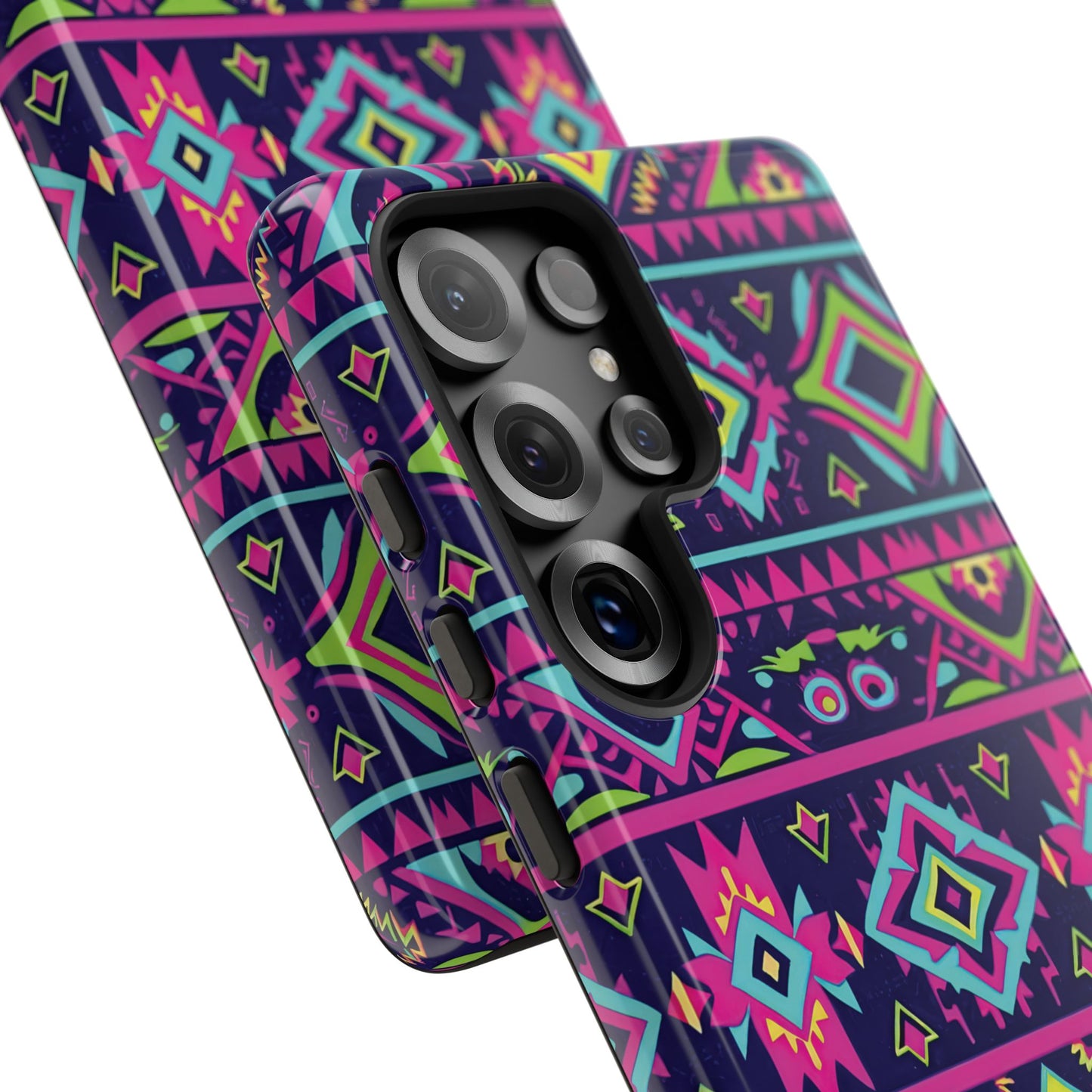 Neon Aztec Phone Case