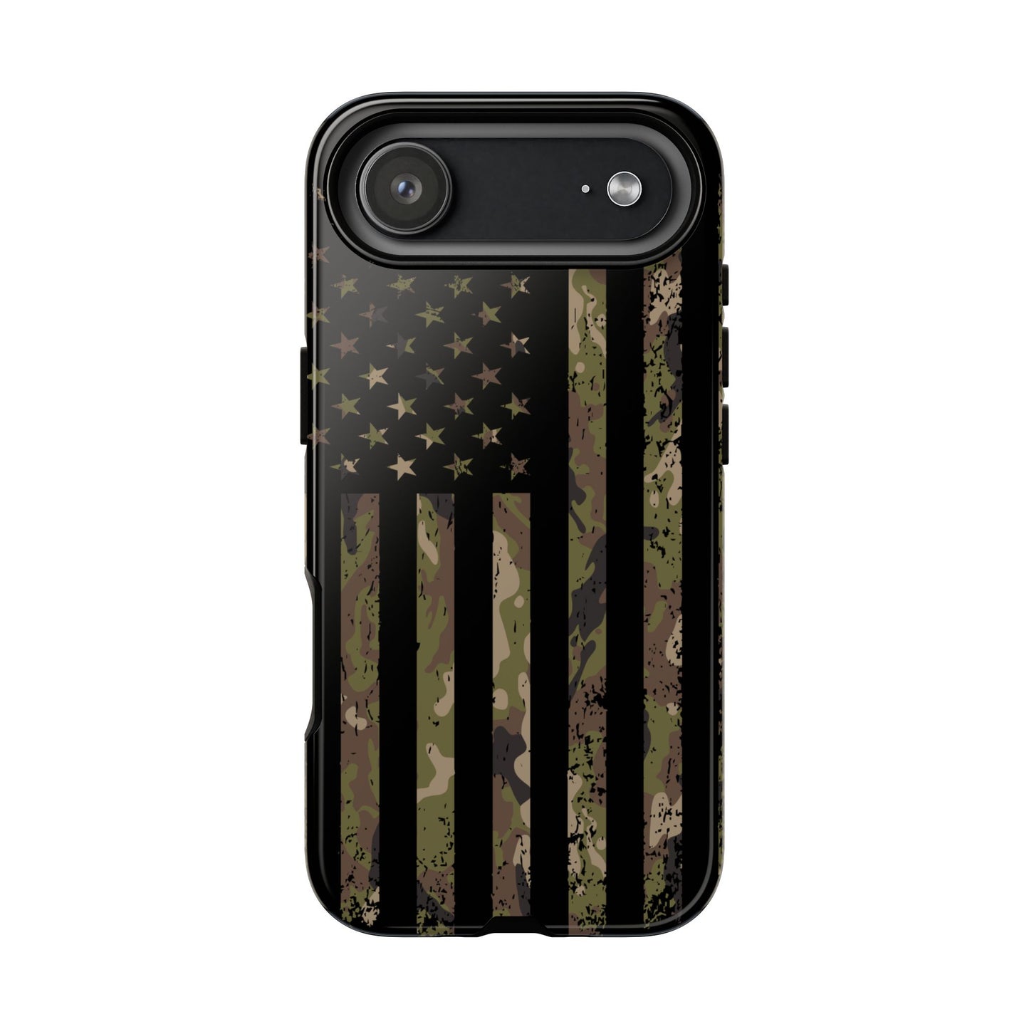 Camo Flag Patriotic Tough Phone Case