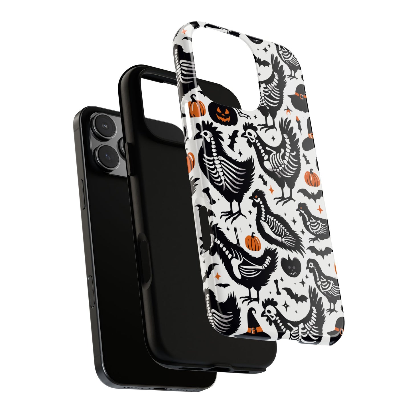 Skeleton Chickens Tough Phone Case