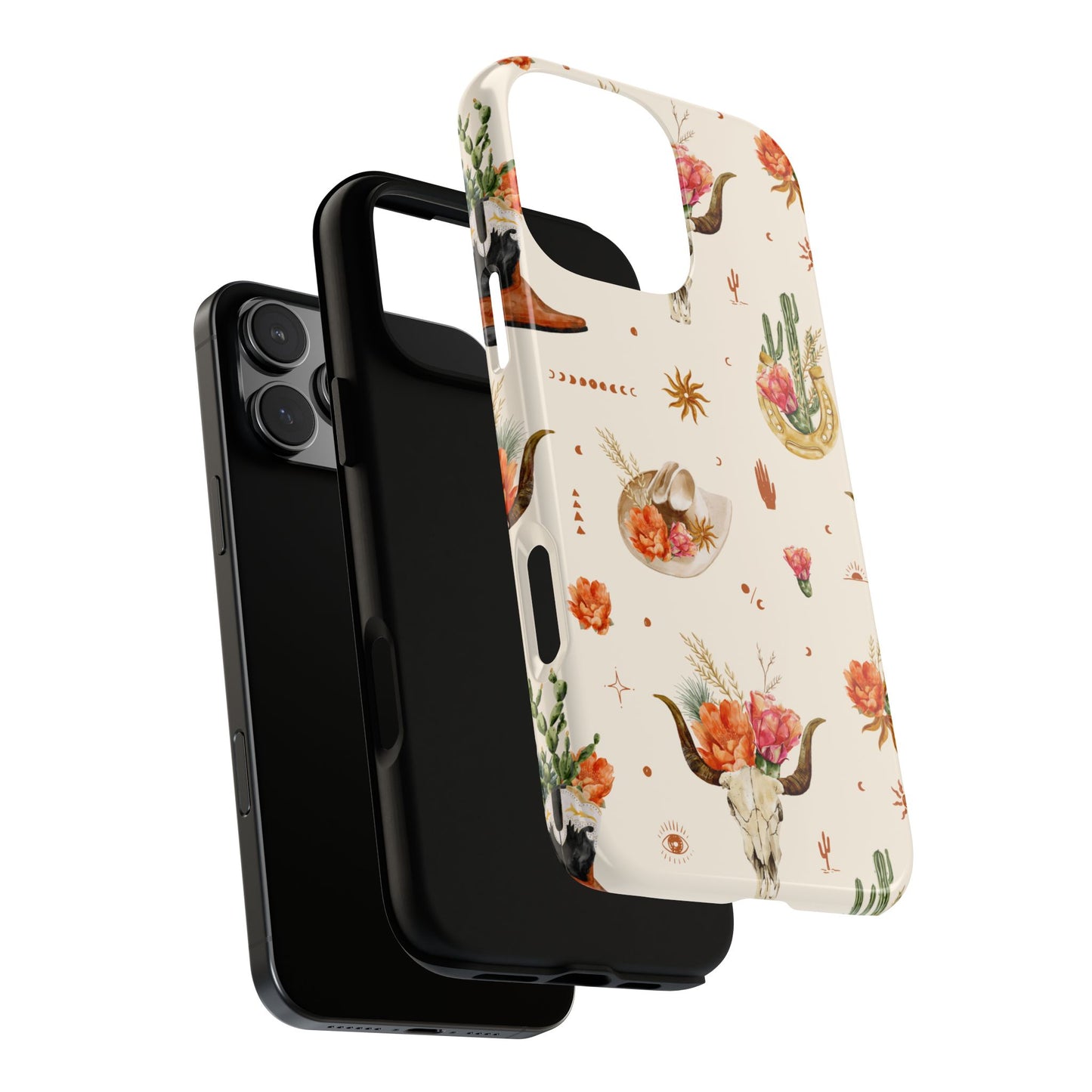 Western Floral Tough Phone Case