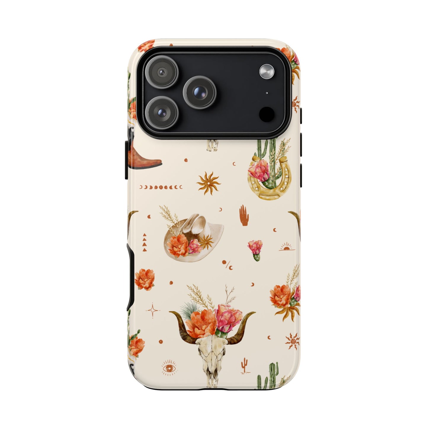 Western Floral Tough Phone Case