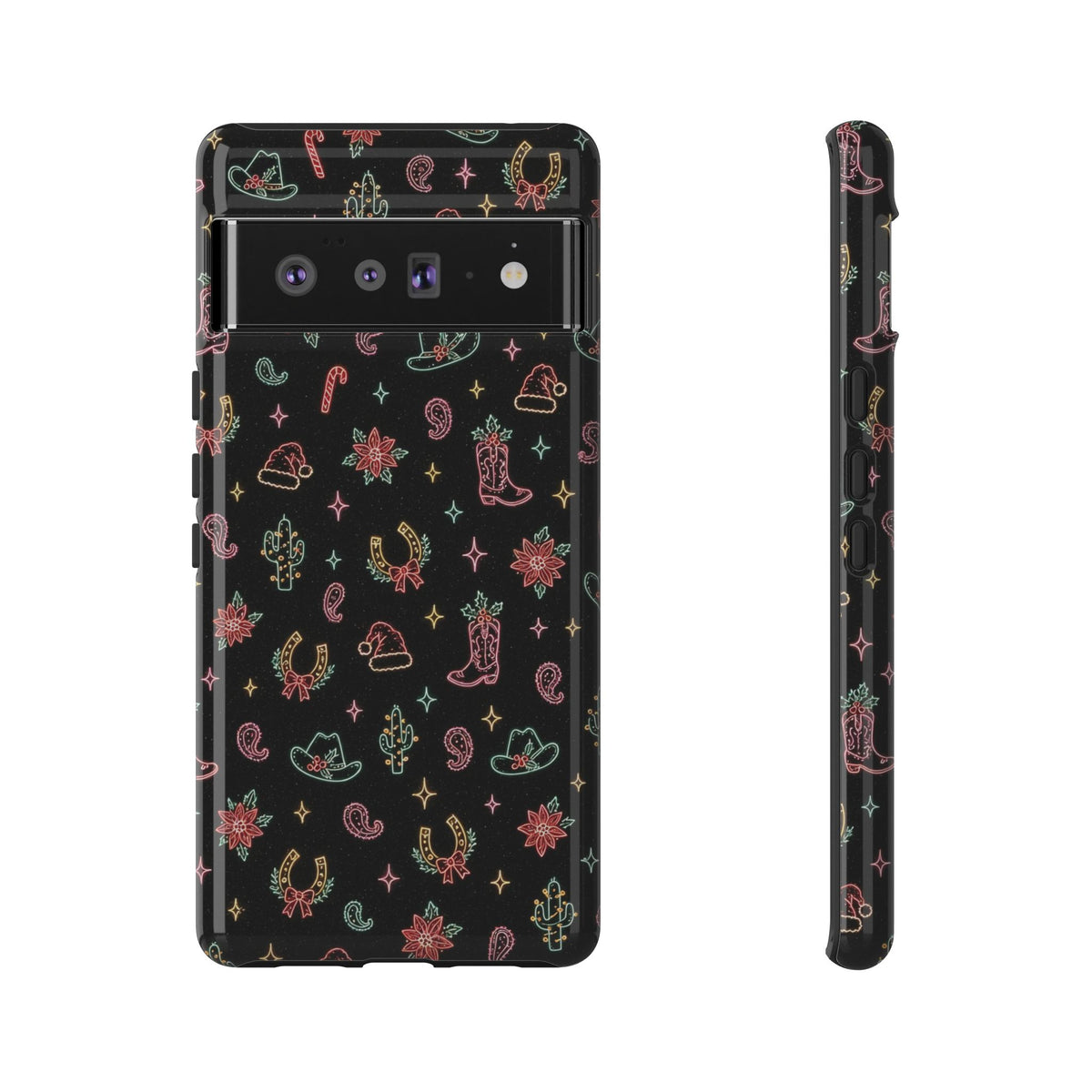 Neon Holiday Doodles Tough Case