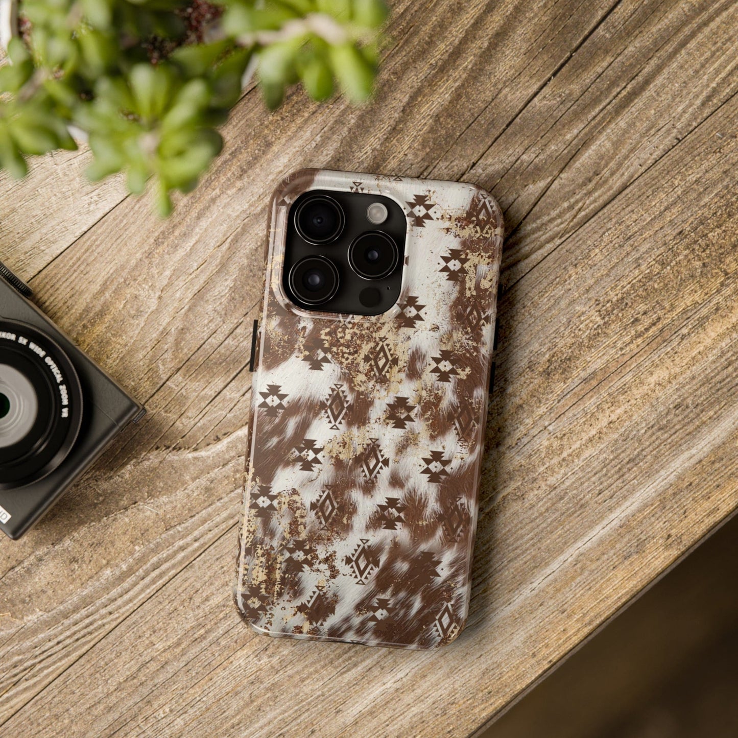 Aztec Cowhide Phone Case