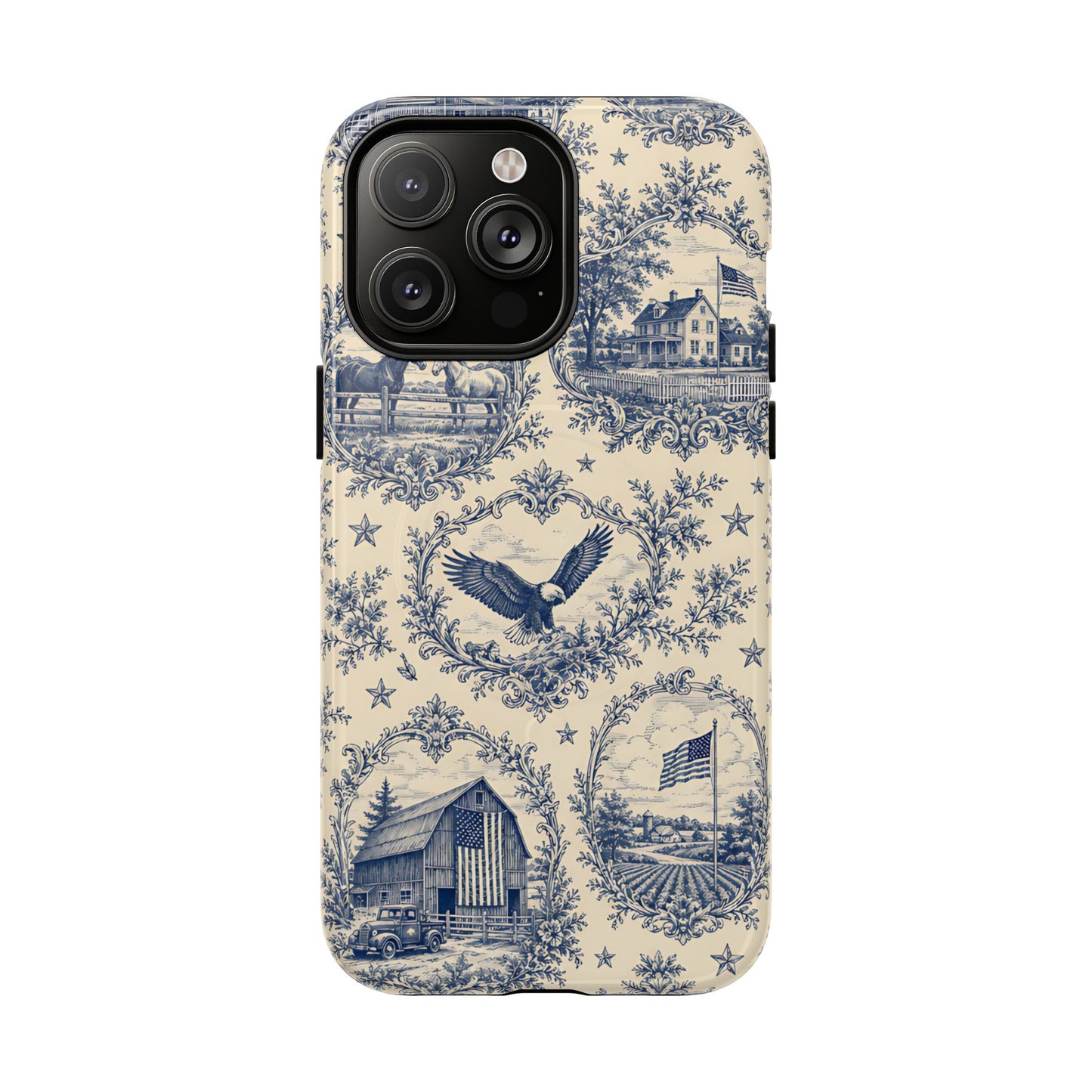 USA Toile Magnetic Case