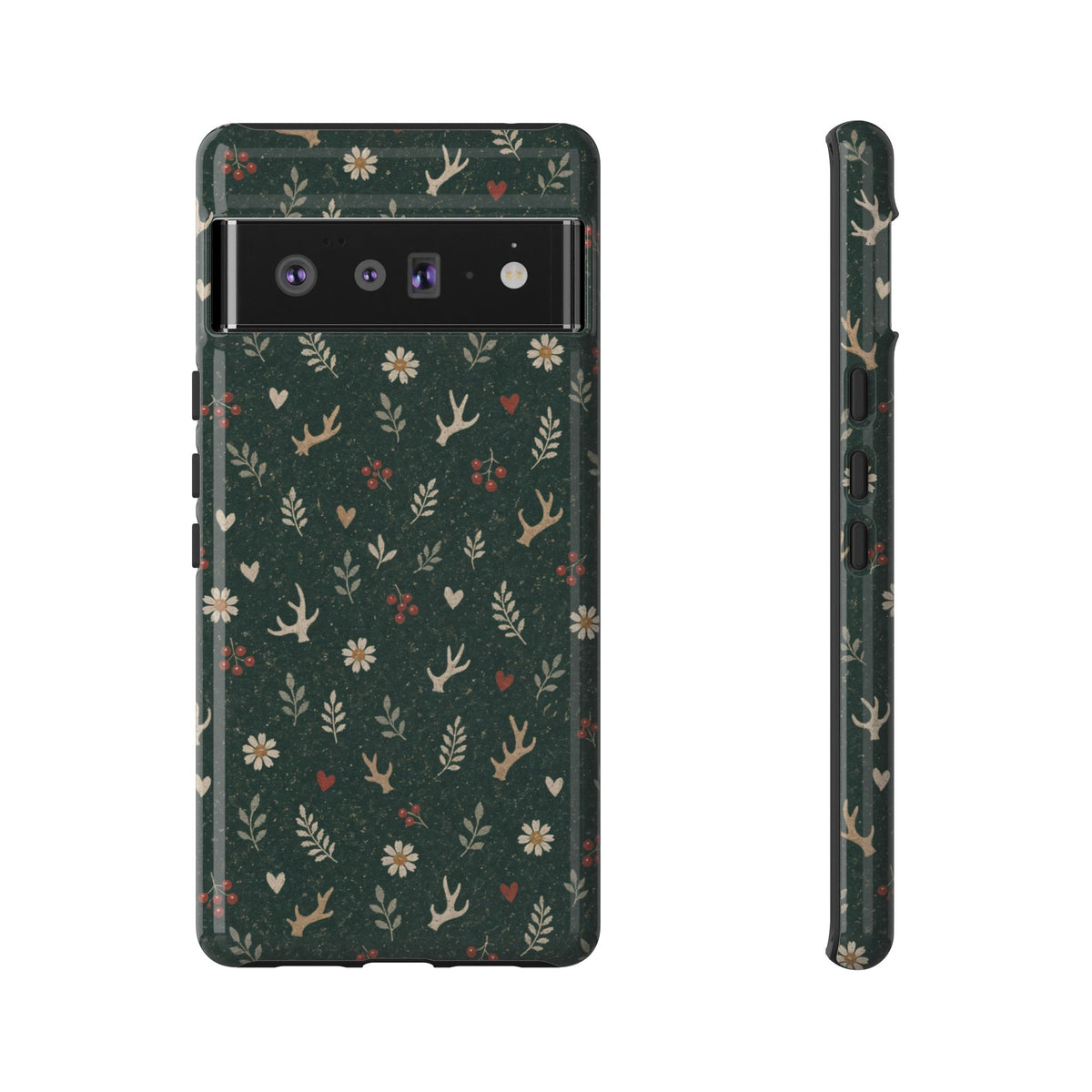 Antler Daisies Evergreen Tough Case