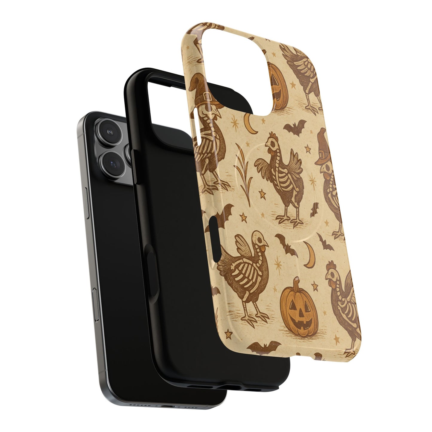 Rustic Skeleton Chickens Magnetic Case