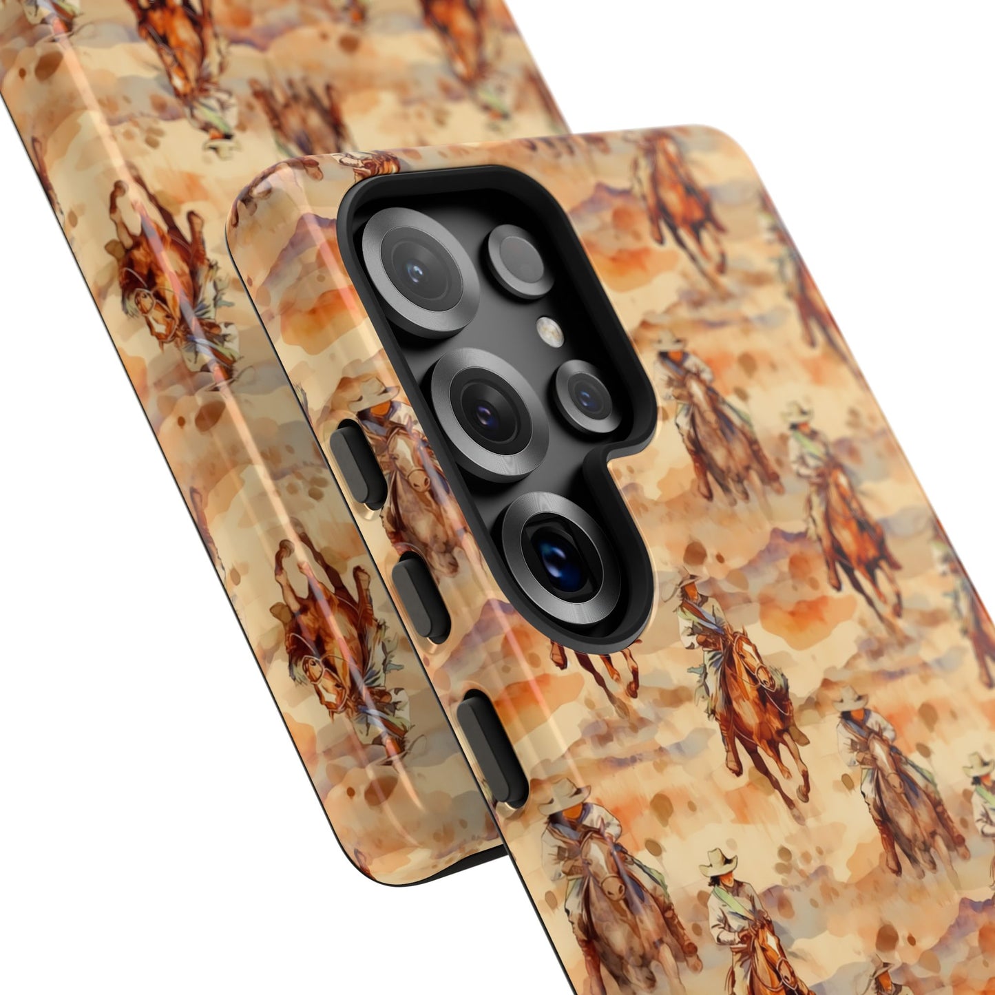 Western Horse Pattern Tough Phone Case
