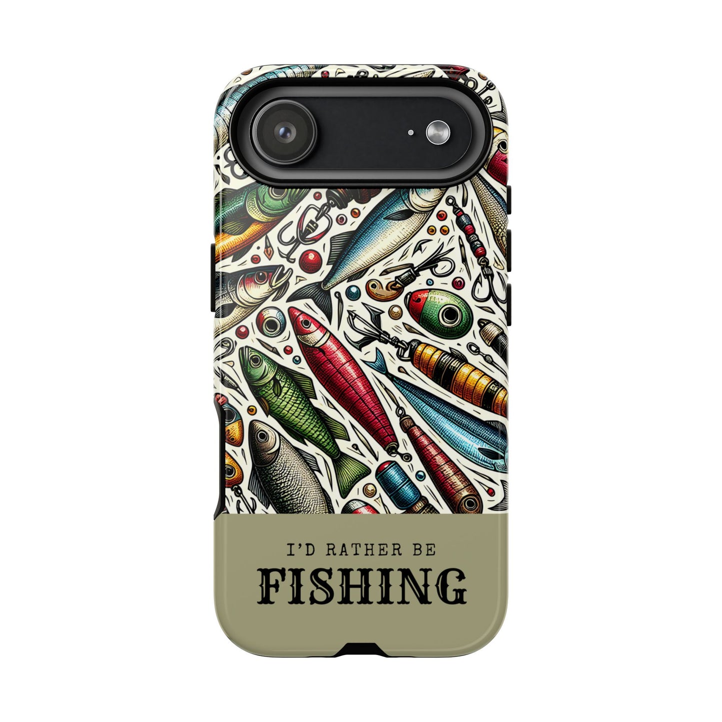 Id Rather Be Fishing Tough Phone Case
