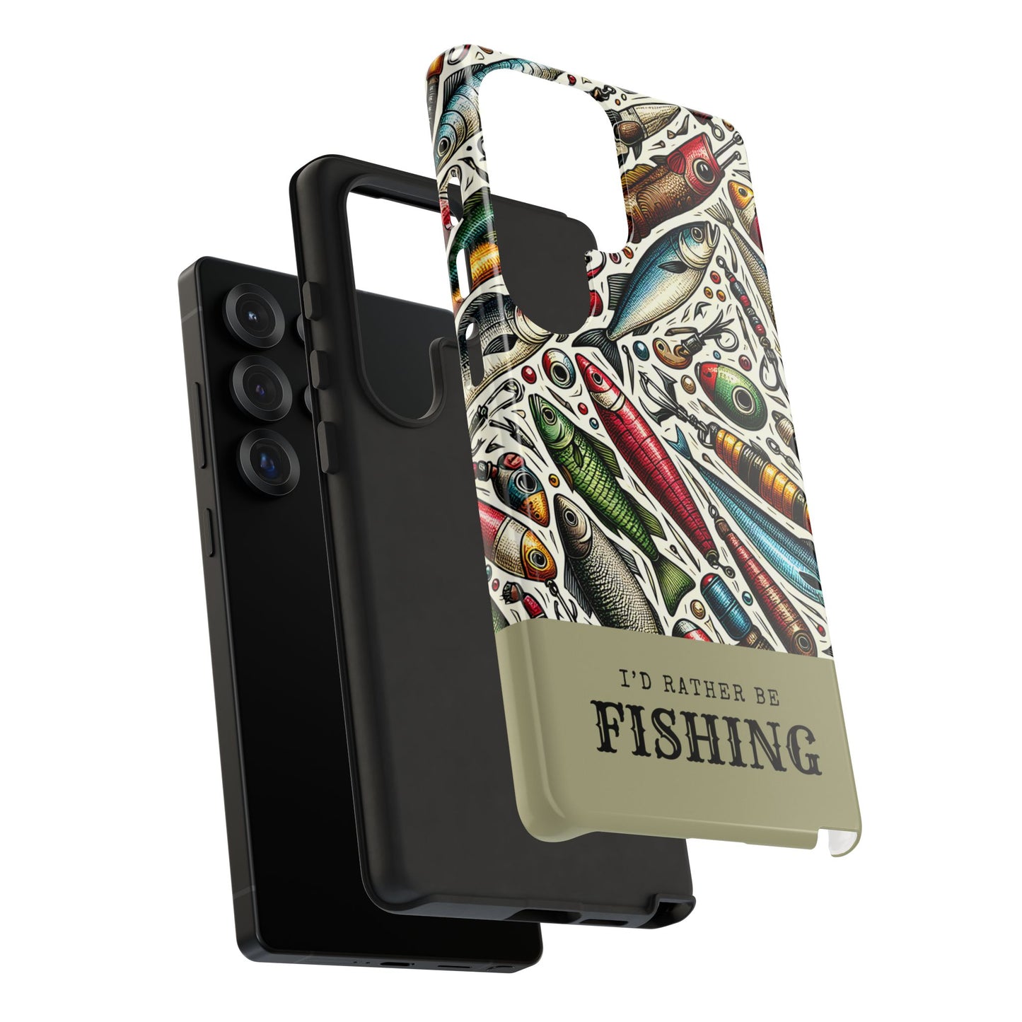 Id Rather Be Fishing Tough Phone Case