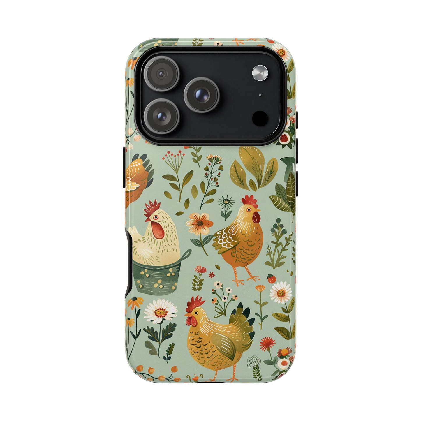 Garden Chickens Tough Phone Case
