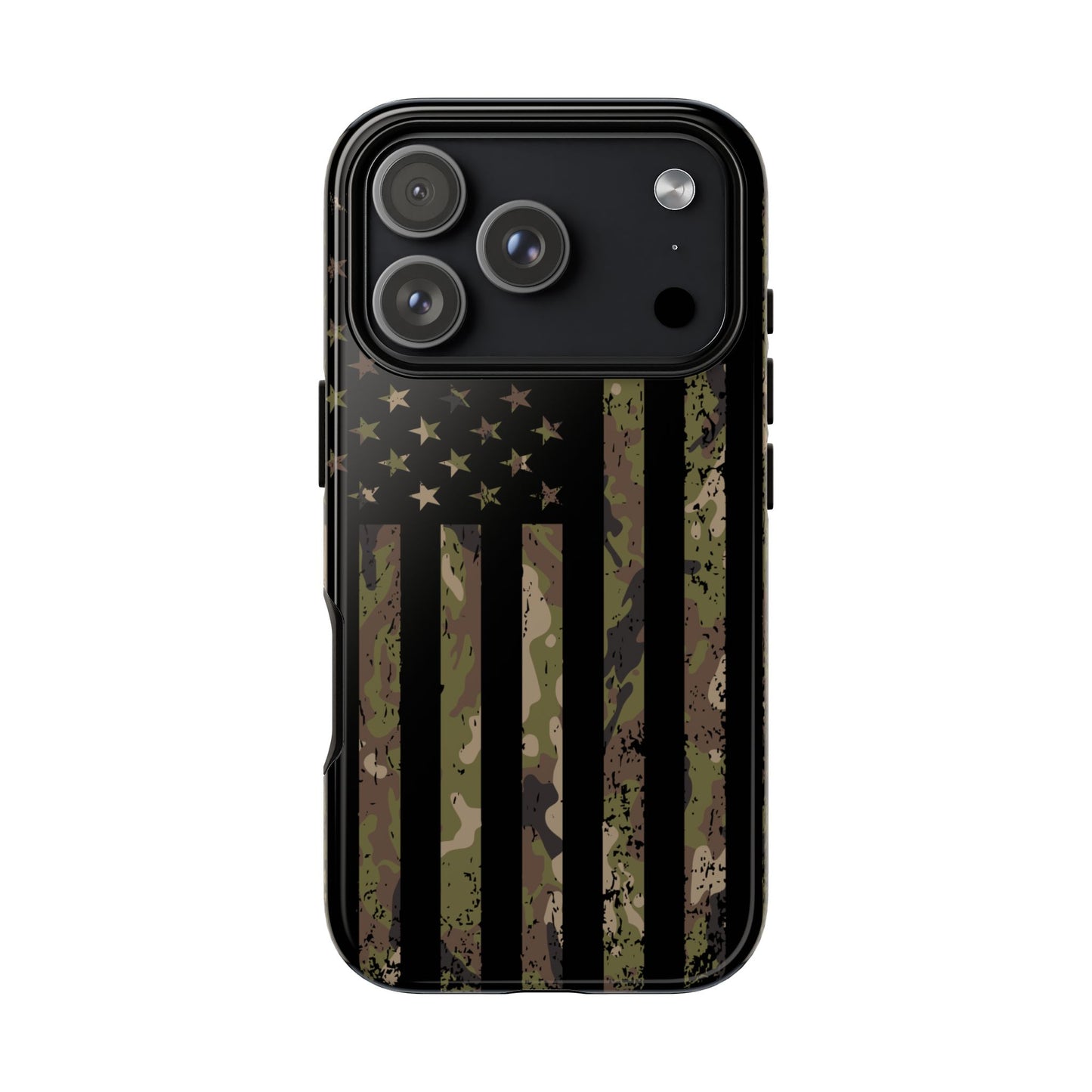 Camo Flag Patriotic Tough Phone Case