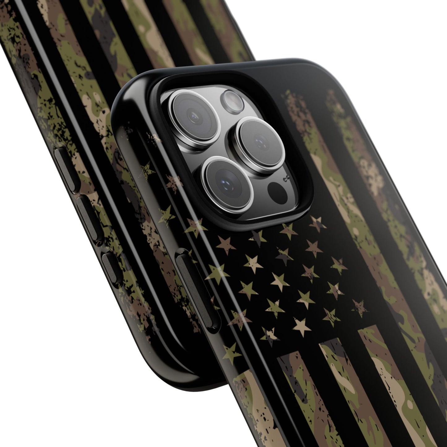 Camo Flag Patriotic Tough Phone Case