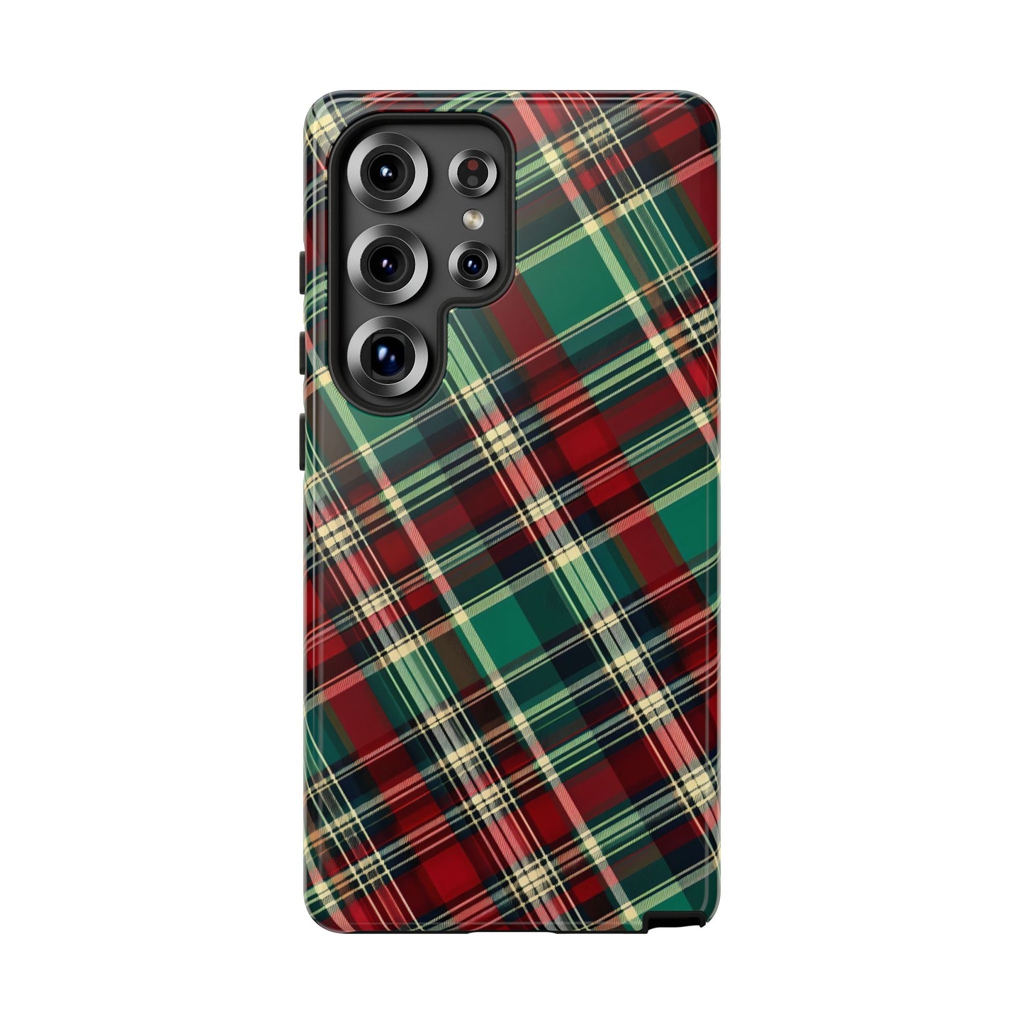 Country Christmas Plaid Tough Phone Case