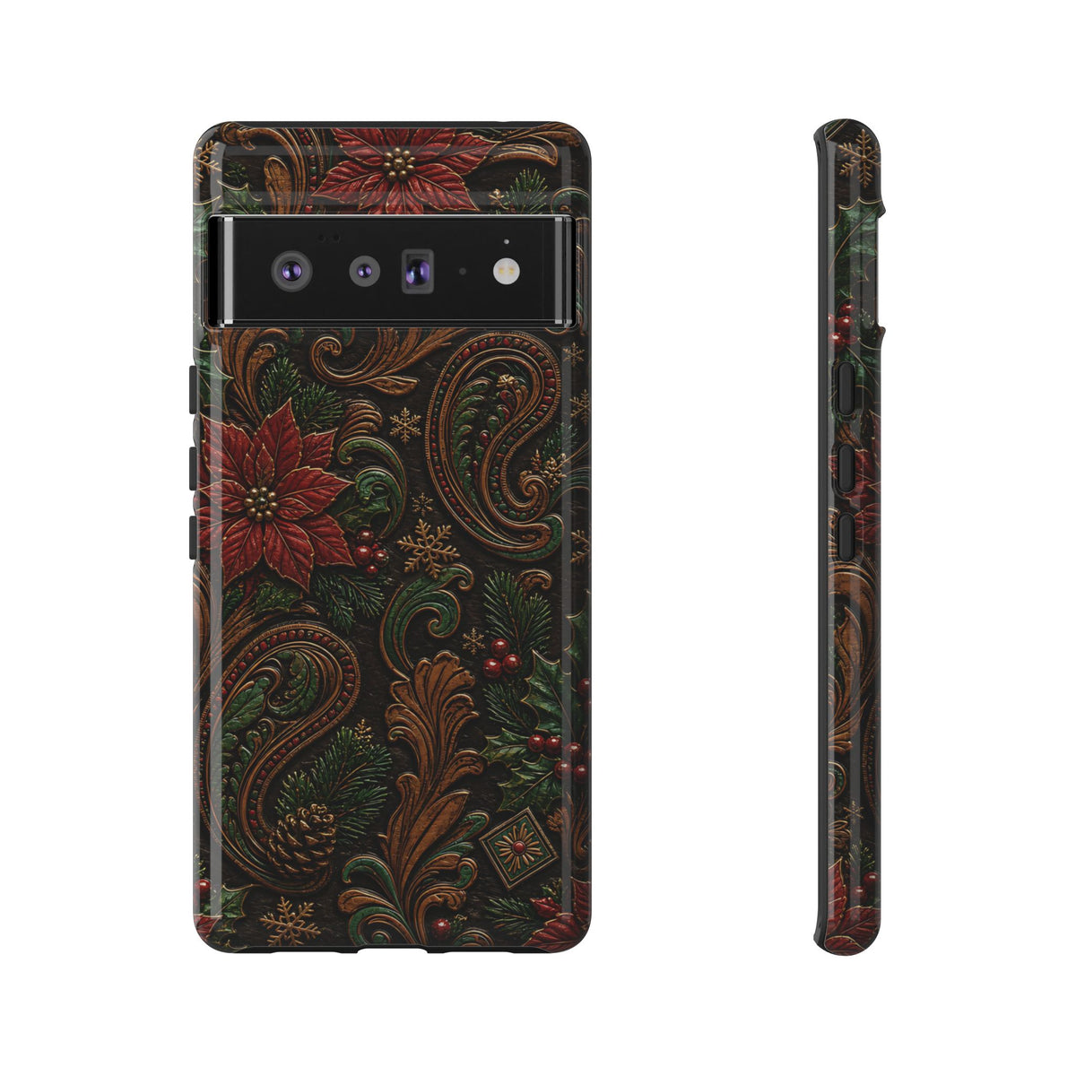 Carved Christmas Paisley Tough Case