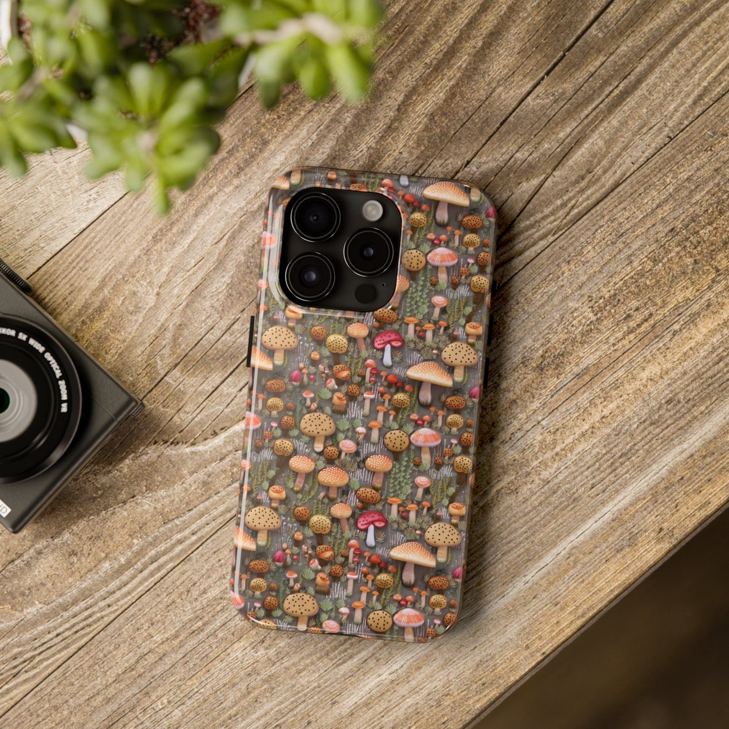 Pink Mushroom Phone Case