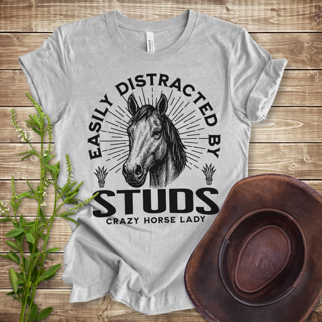 Easily Distracted By Studs T-shirt