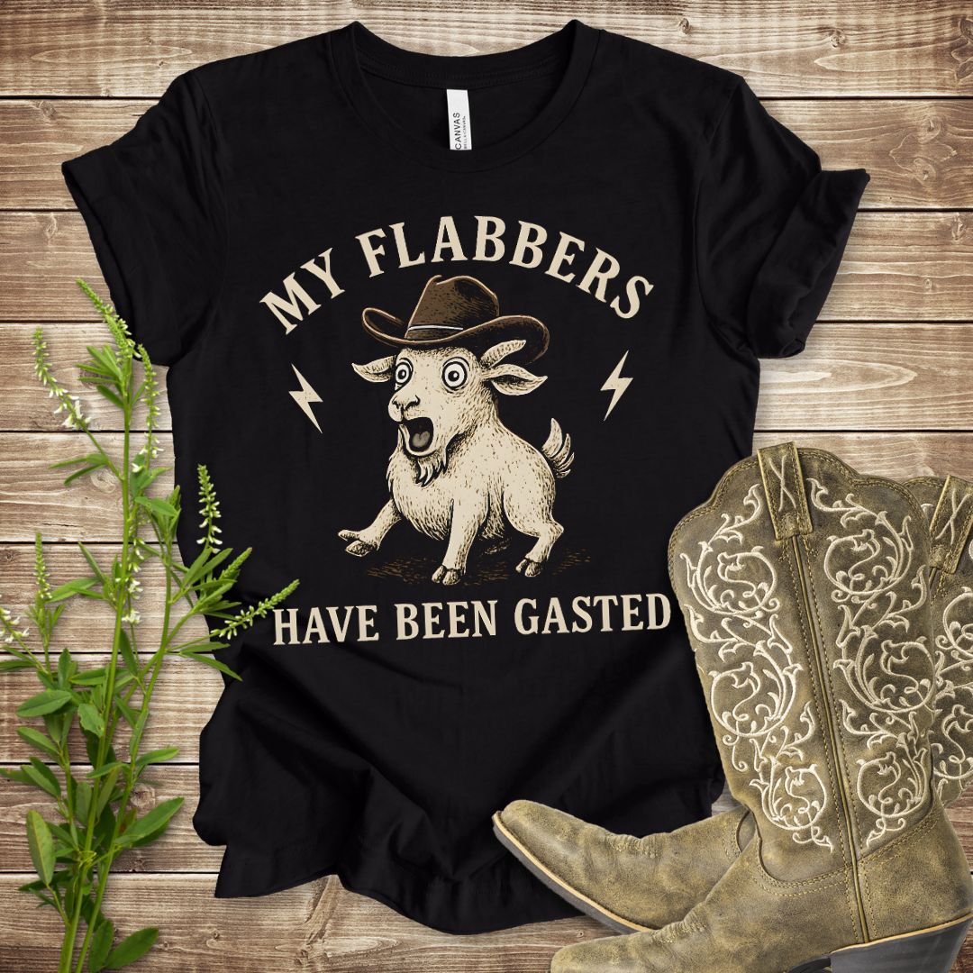 My Flabbers Have Been Gasted Goat T-shirt