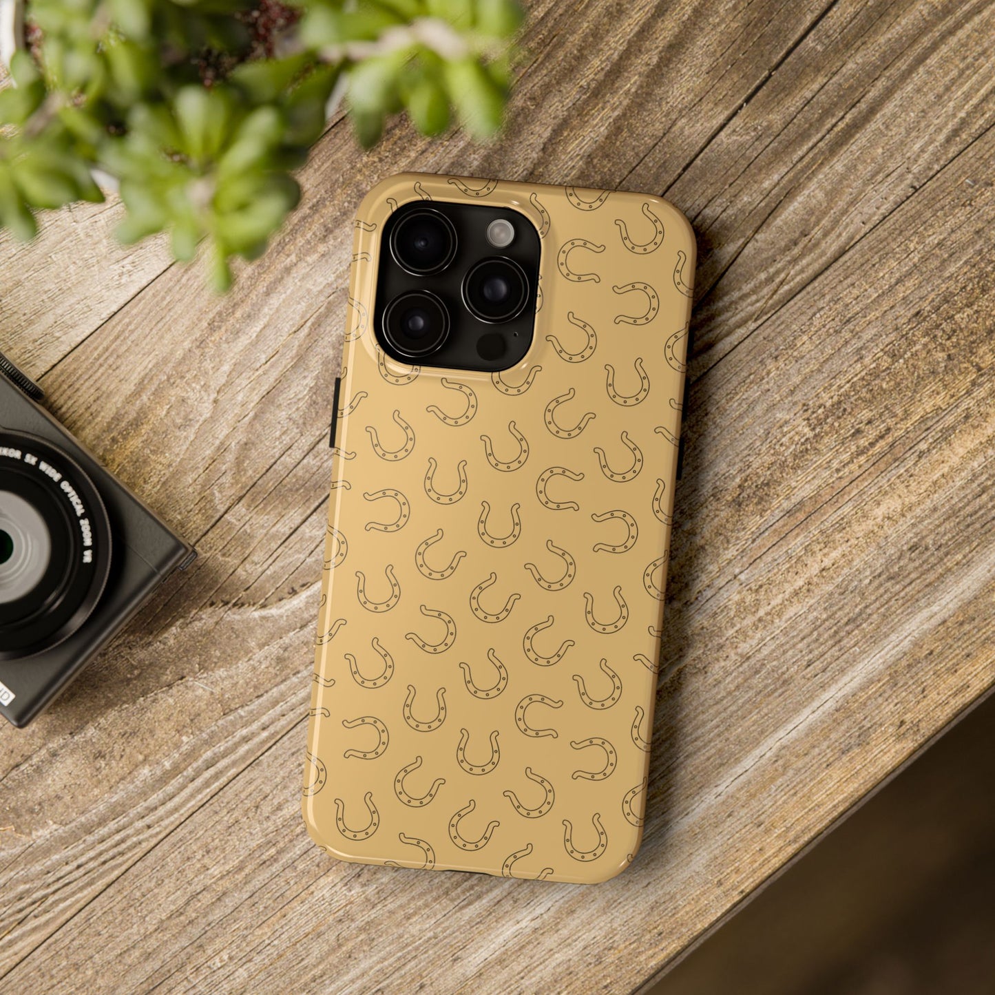 Mustard Horseshoes Phone Case