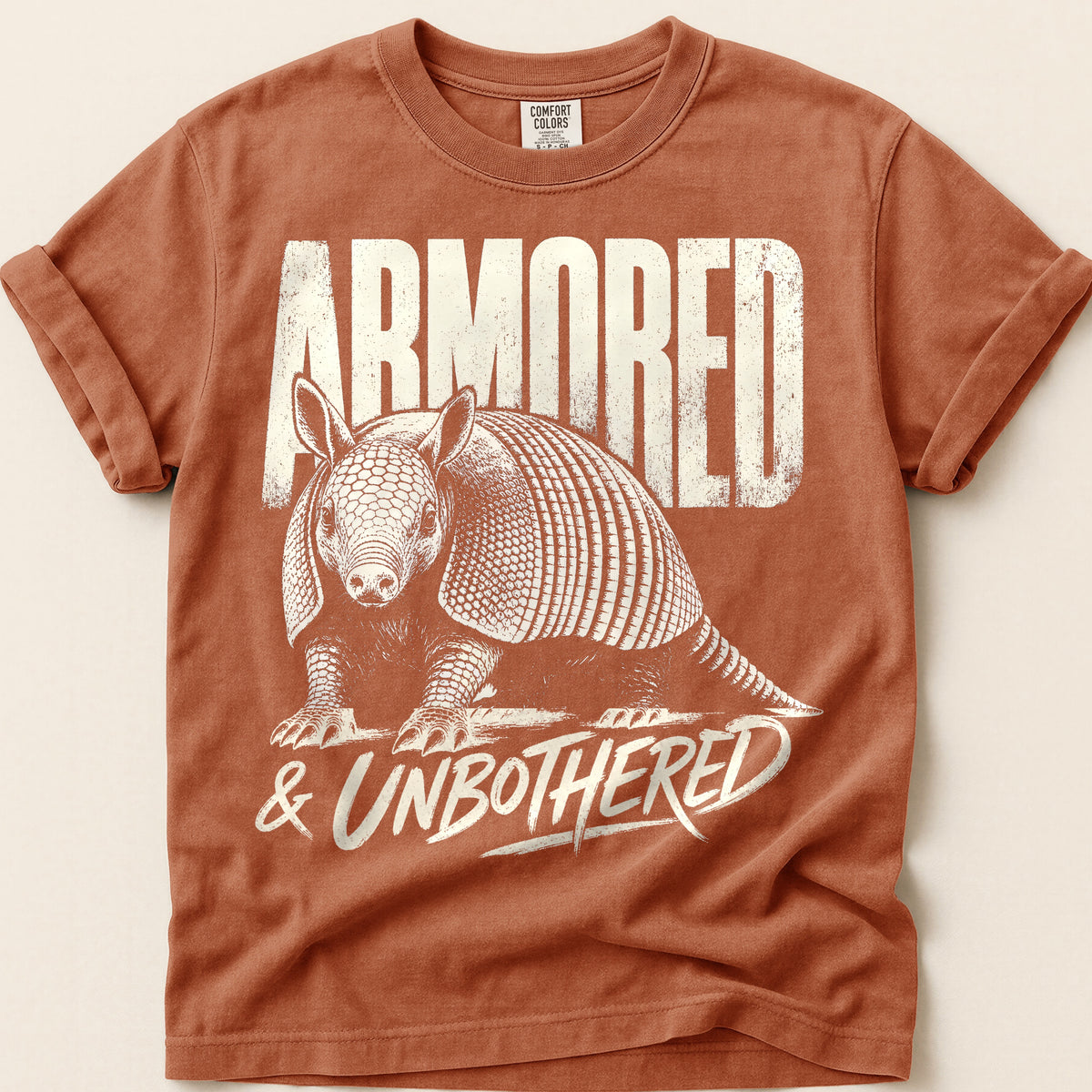 Armored Unbothered T-shirt on Yam