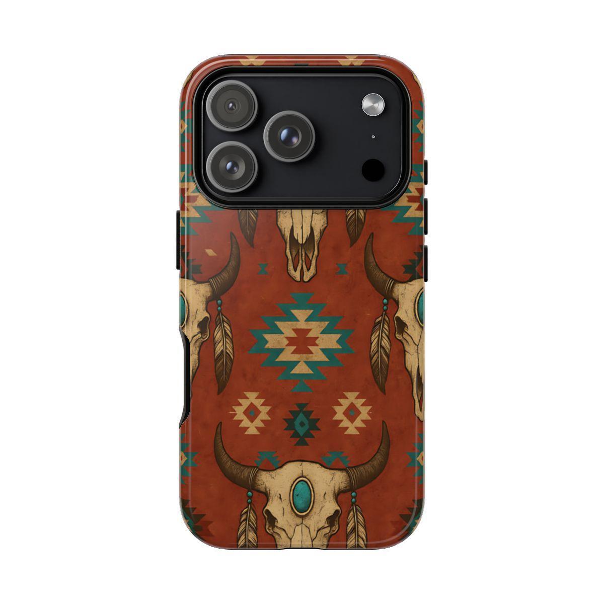 Aztec Skull Tough Case
