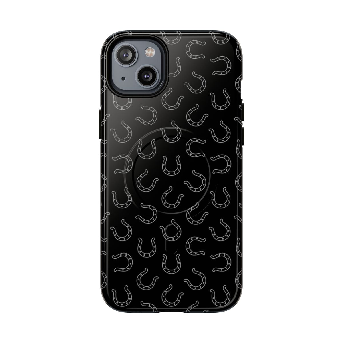 Black Horseshoes Magnetic Case