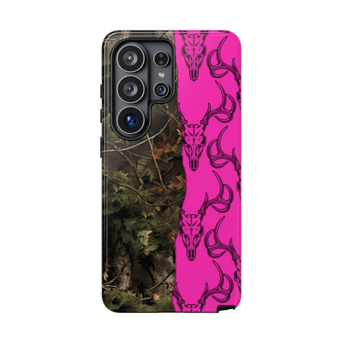 Camo Deer Skulls Pink Tough Case