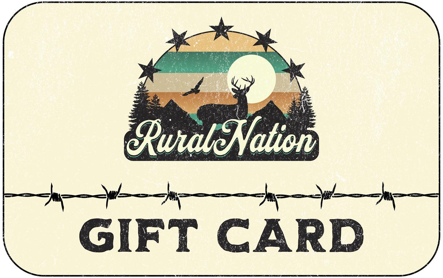 The Rural Nation Gift Card