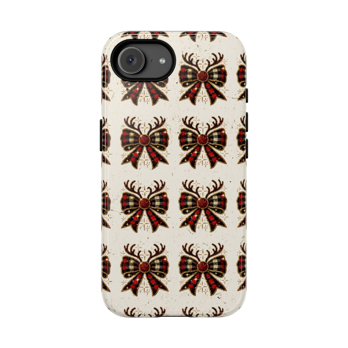 Christmas Antlers + Bows Tough Case - iPhone 16e