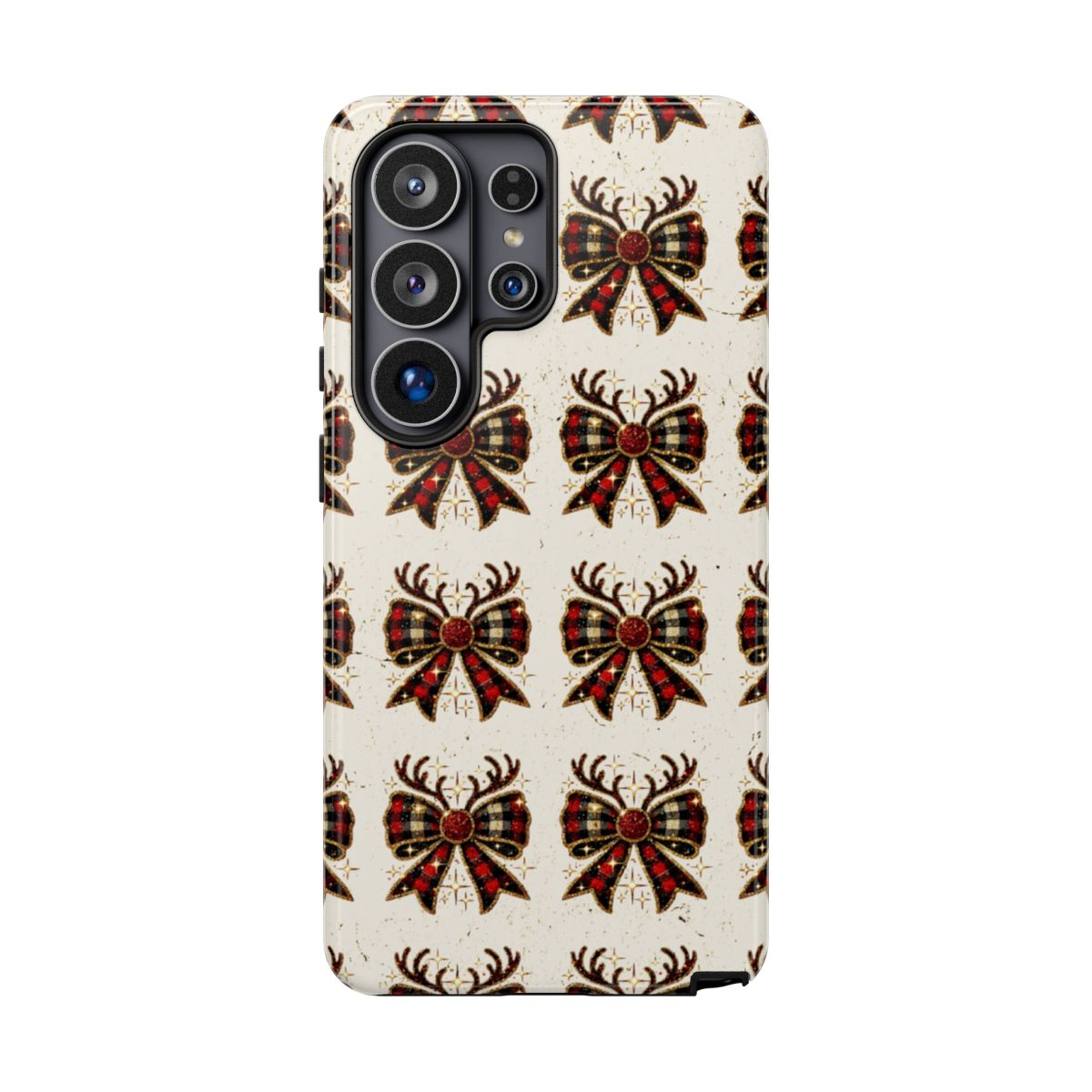 Christmas Antlers + Bows Tough Case