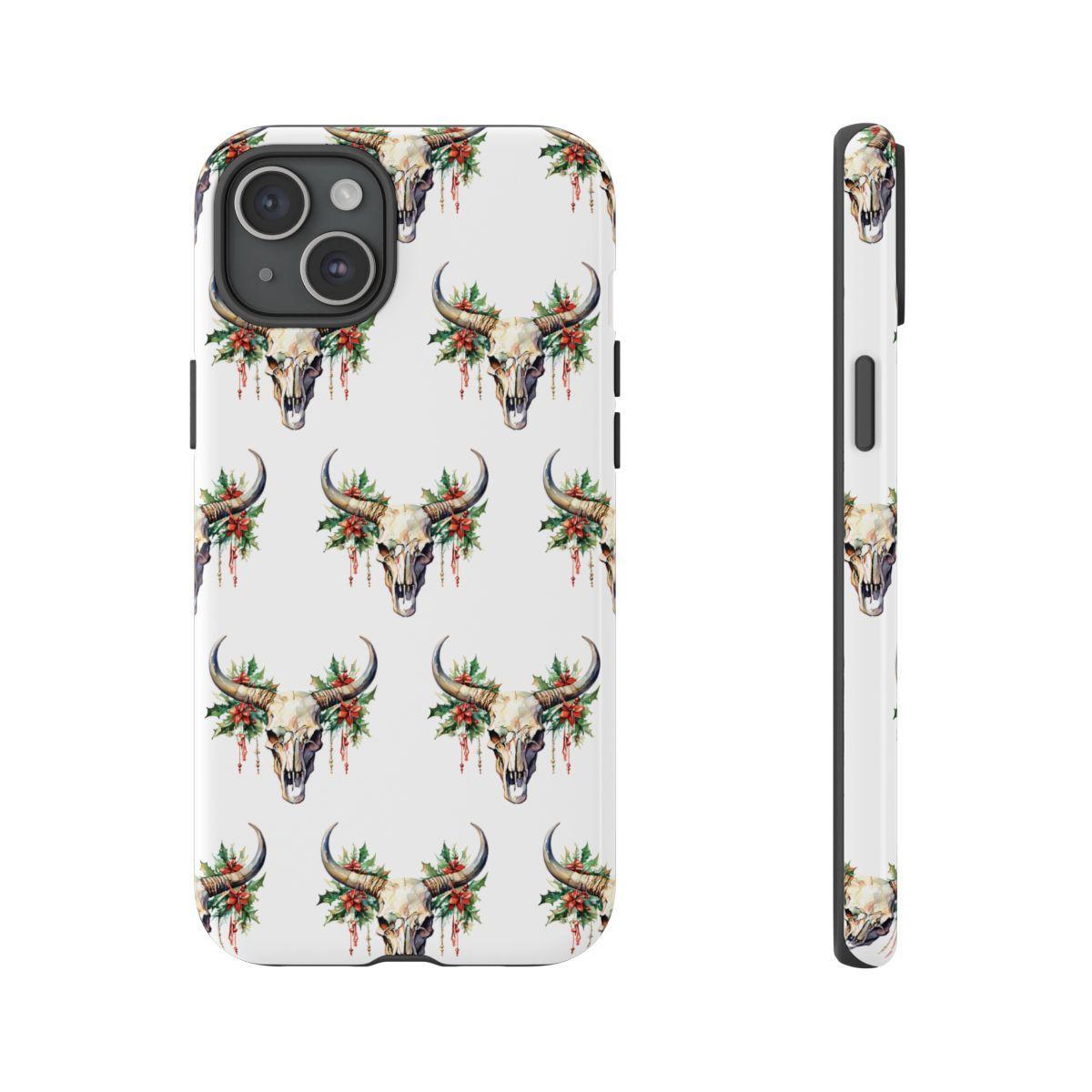 Christmas Bull Skull Tough Case