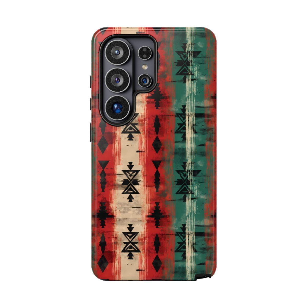 Christmas Grunge Aztec Tough Case