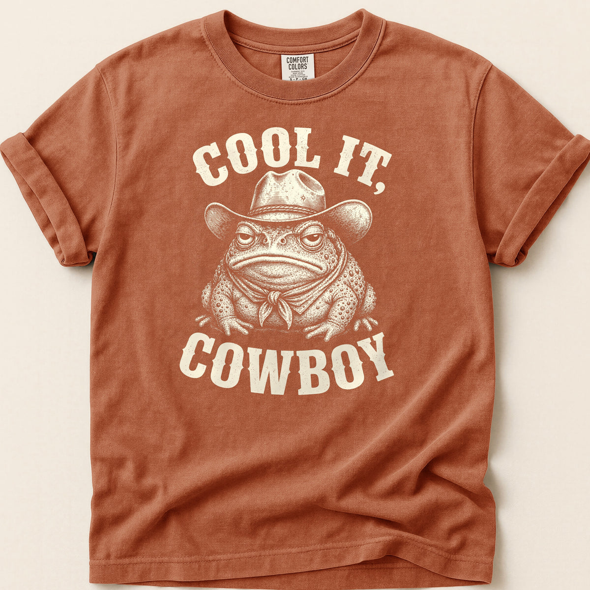 Cool It Toad T-shirt on Yam