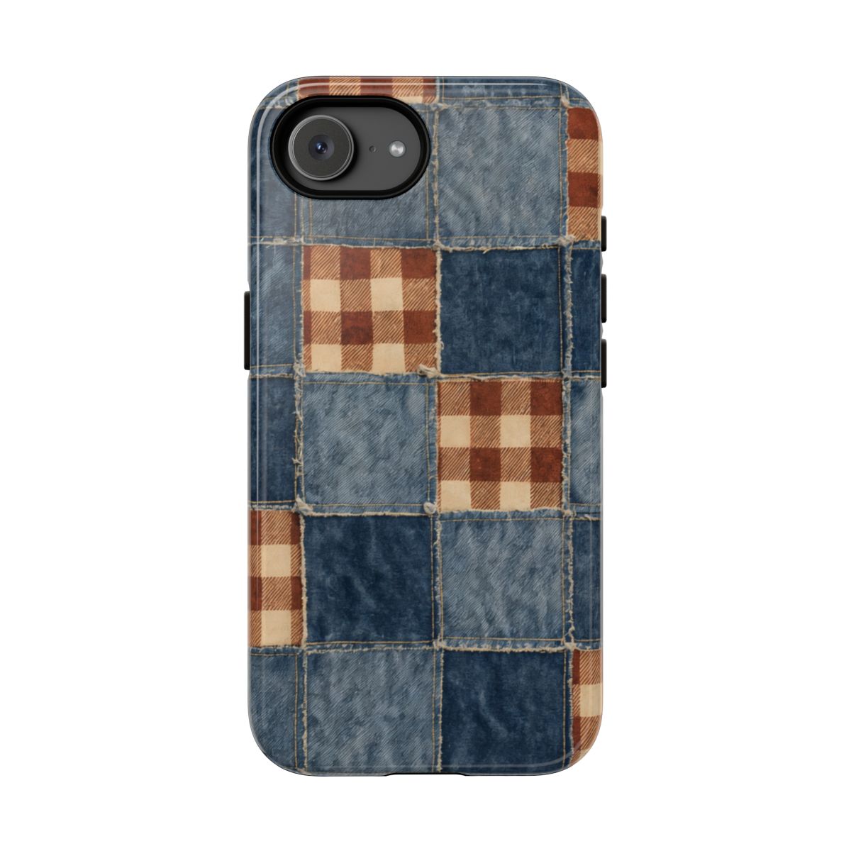 Denim Patchwork Tough Case - iPhone 16e
