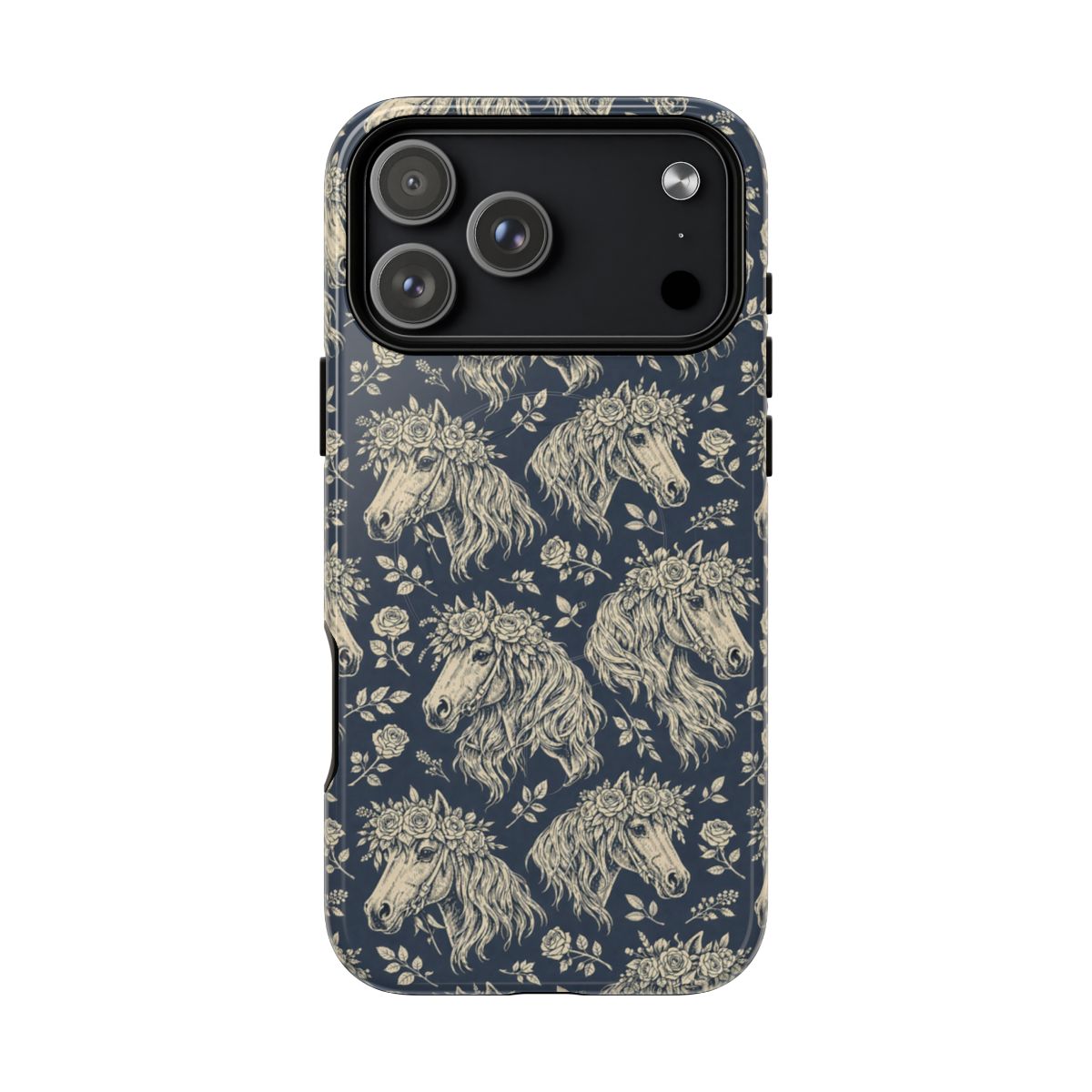 Floral Horses Magnetic Case