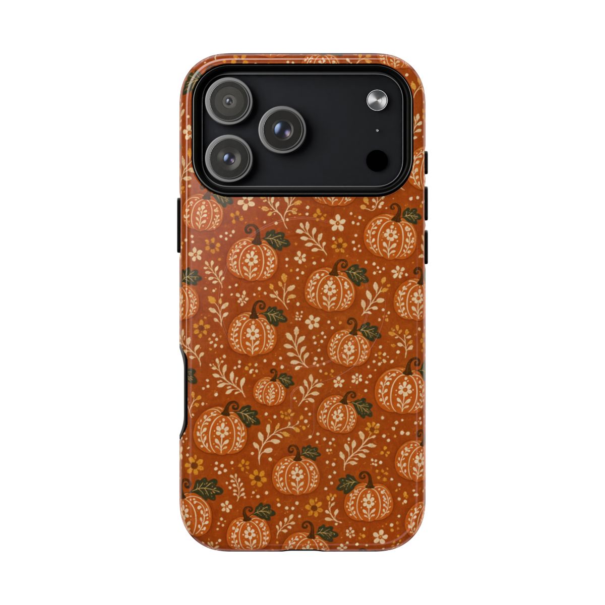 Folk Pumpkin Vine Magnetic Case - iPhone 18 Pro Max