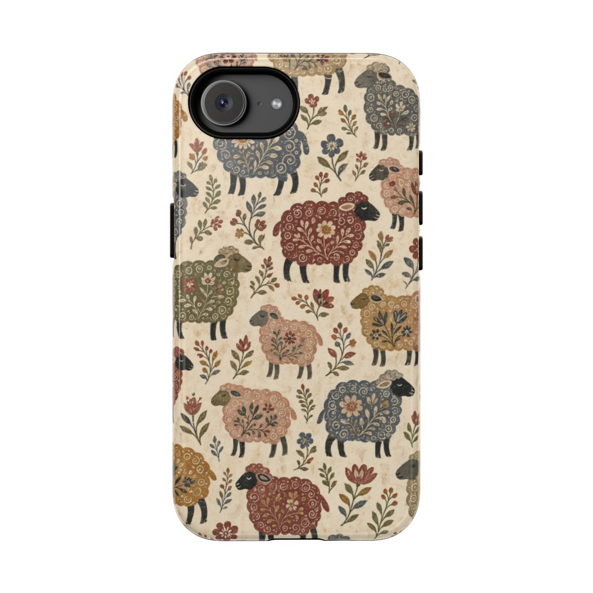 Folk Sheep Tough Case - iPhone 16e
