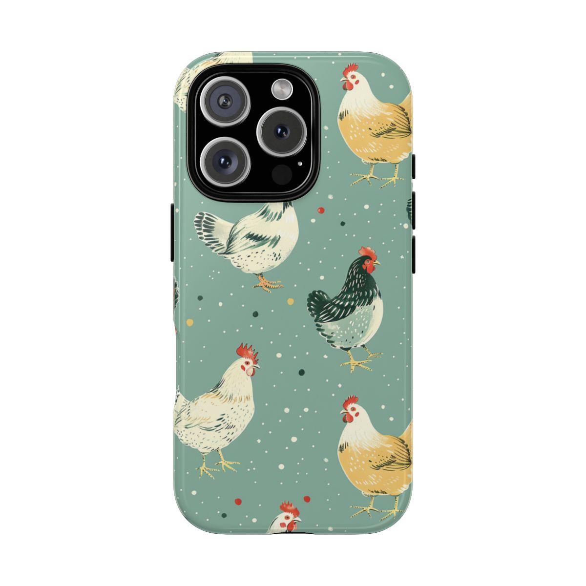Polka Dot Chickens Tough Case