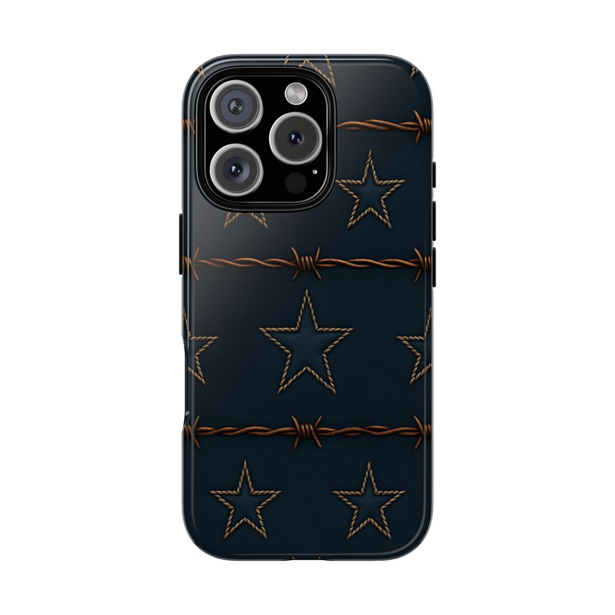 Navy Stars + Barbed Wire Tough Case