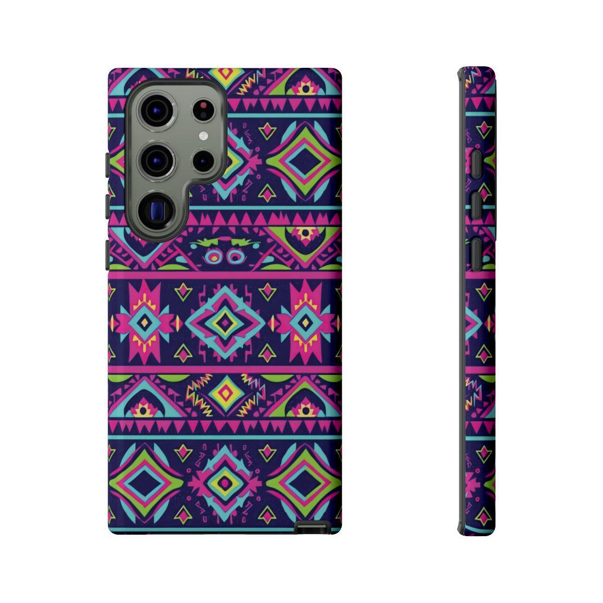 Neon Aztec Tough Case